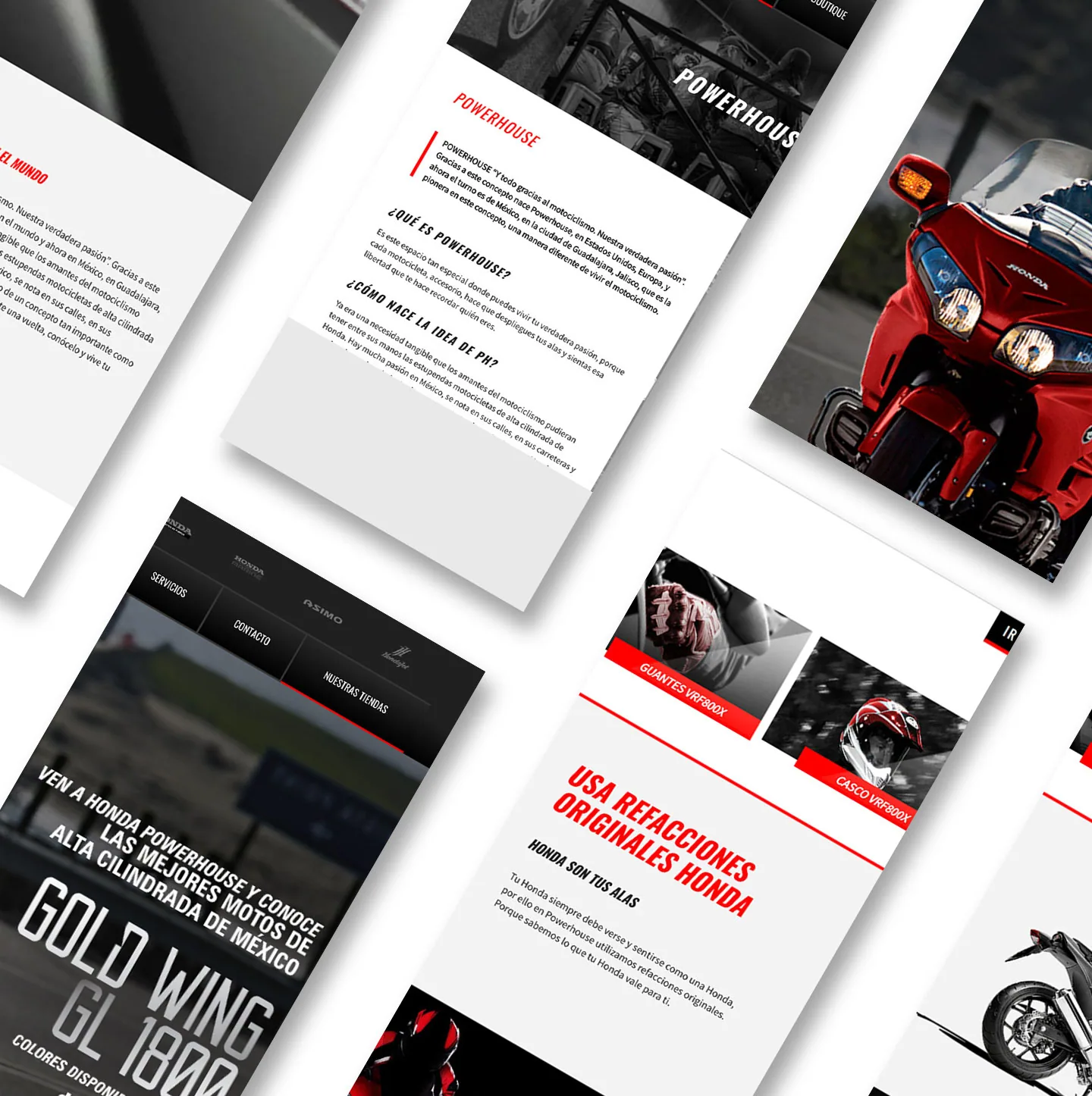 Otra pantalla del proyecto de Honda