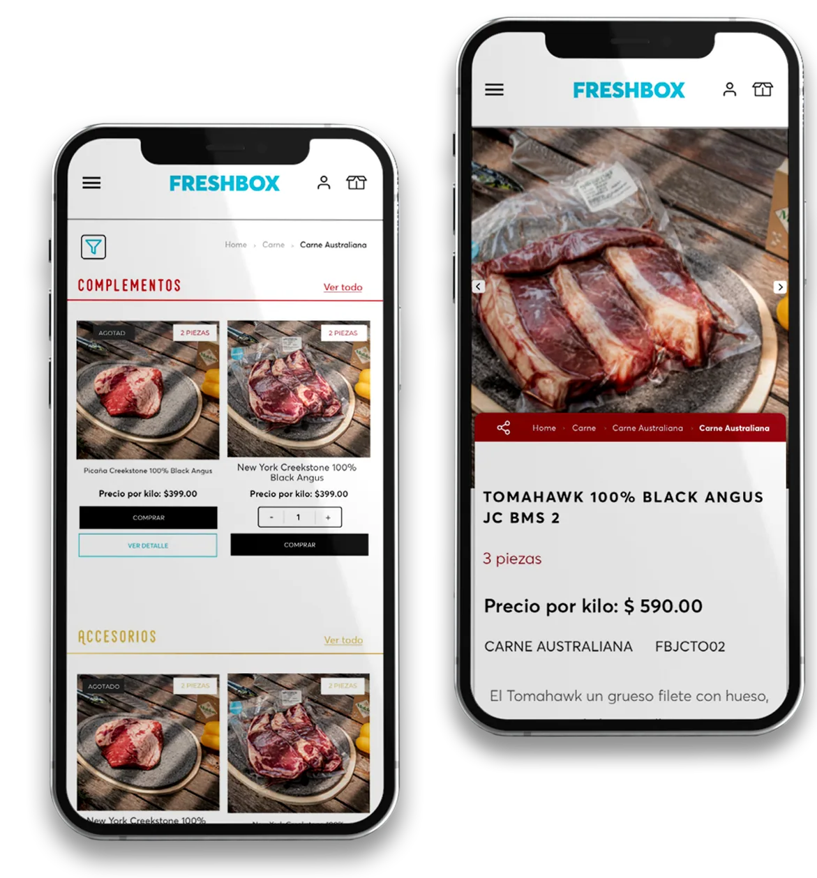 Proyecto desarrollado para Freshbox