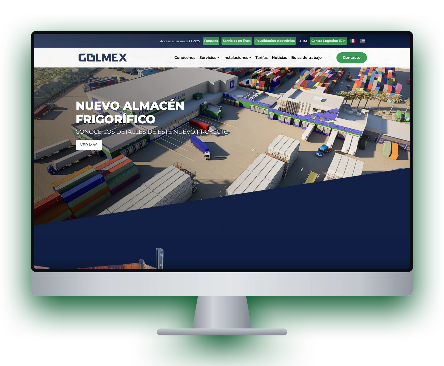 Otra pantalla del proyecto de Golmex