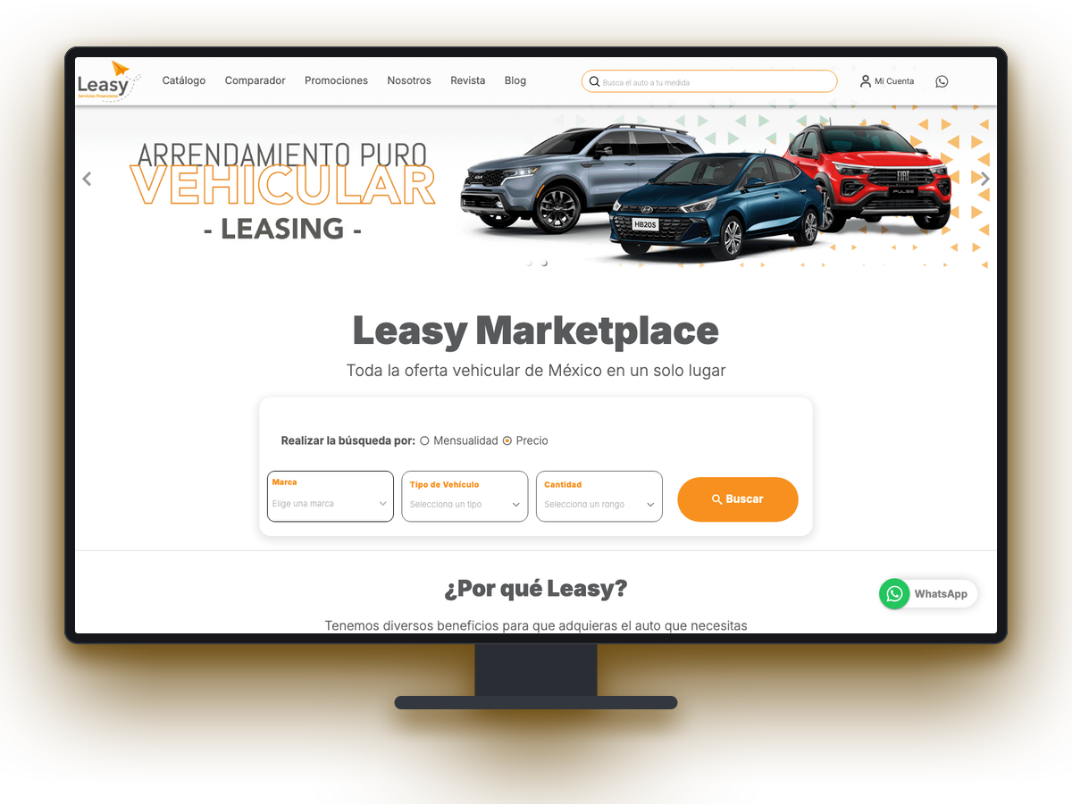 Proyecto desarrollado para Leasy