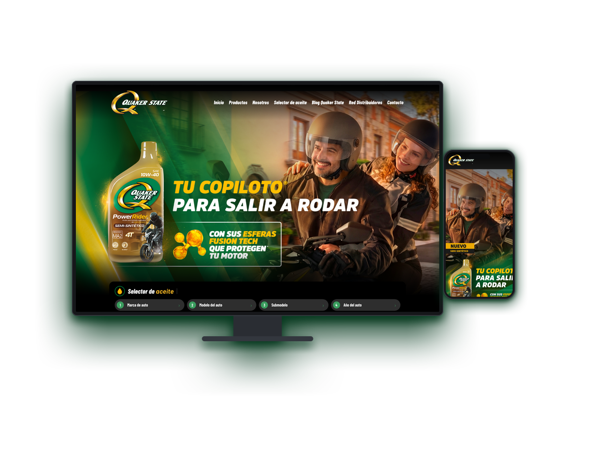 Proyecto desarrollado para Quaker State