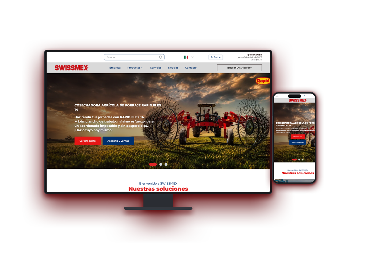 Proyecto desarrollado para Swissmex