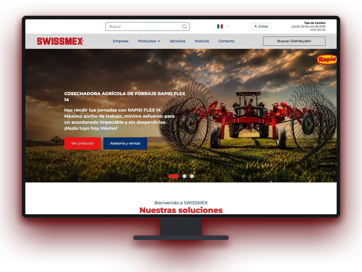 Proyecto desarrollado para Swissmex