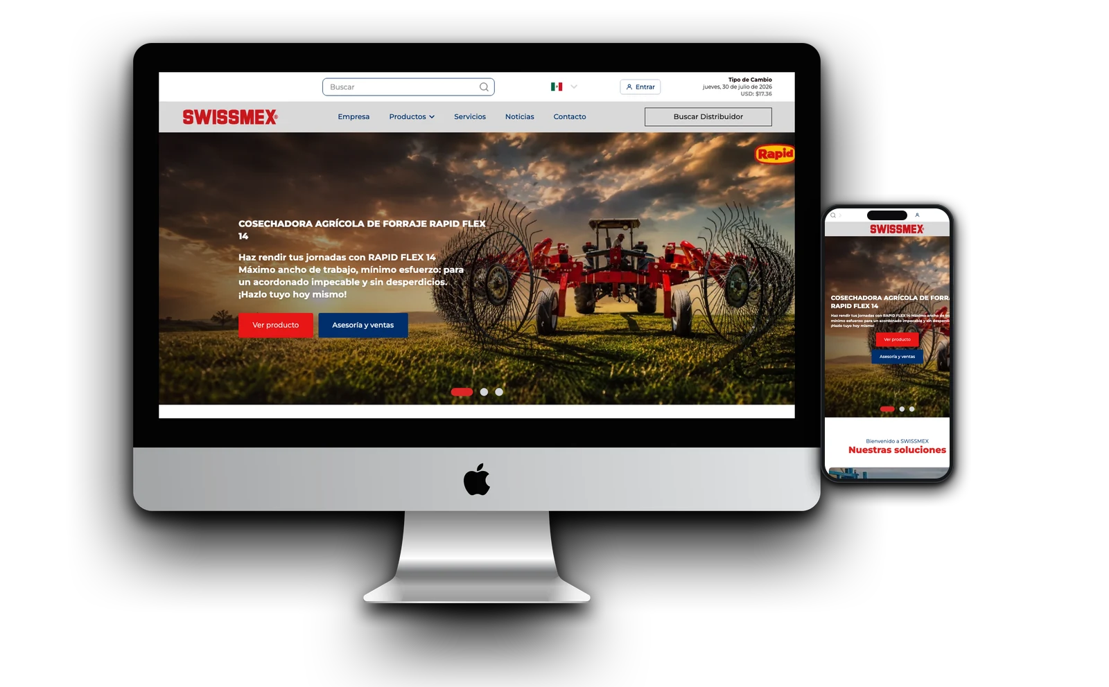 Proyecto desarrollado para Swissmex