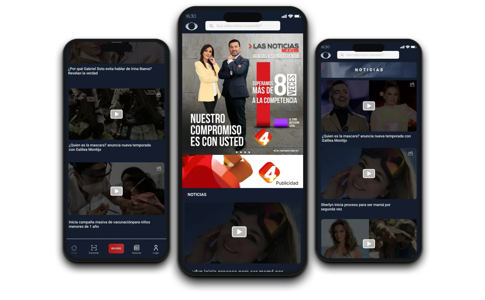 Proyecto desarrollado para Televisa