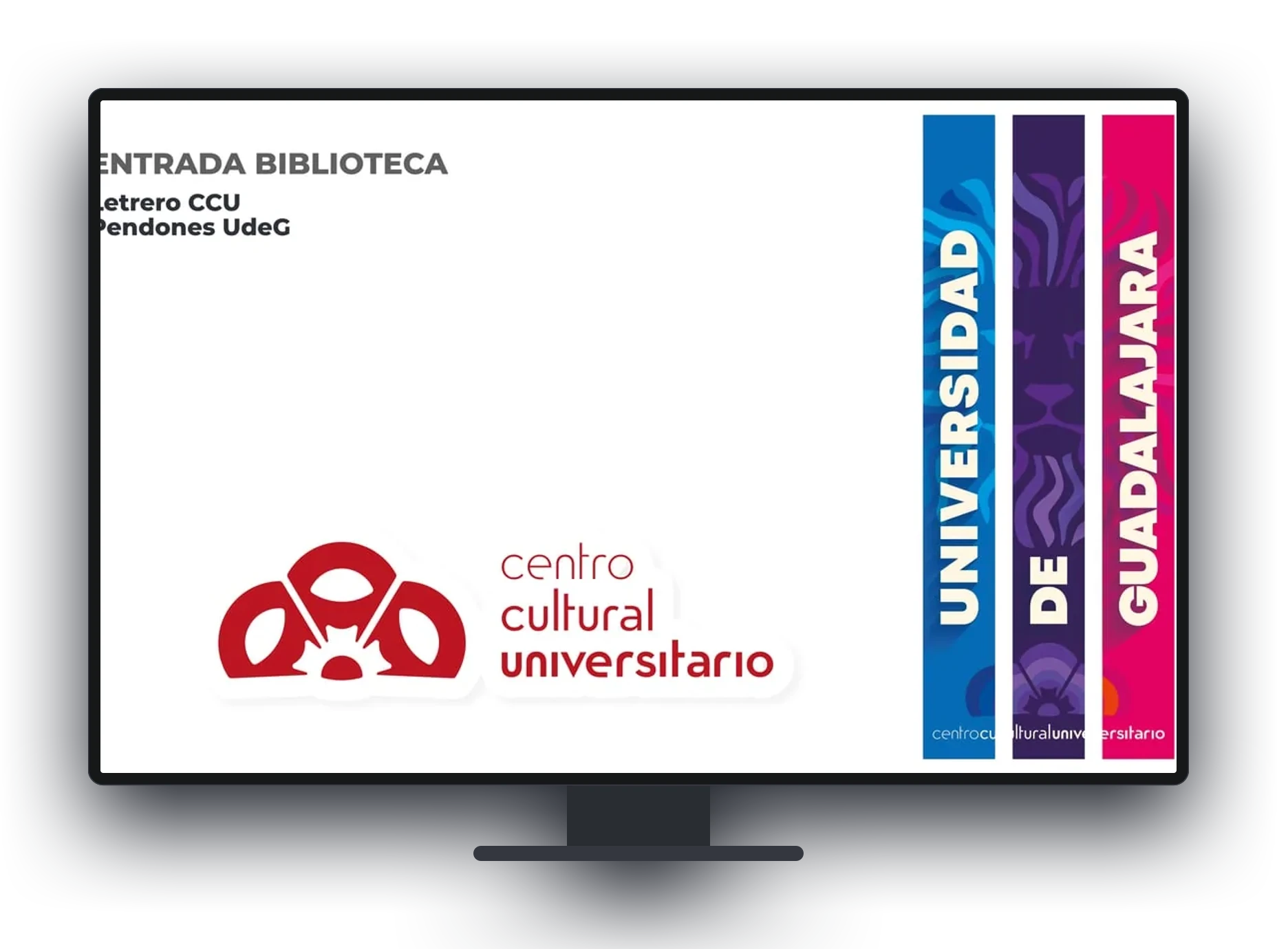 Otra pantalla del proyecto de UdeG