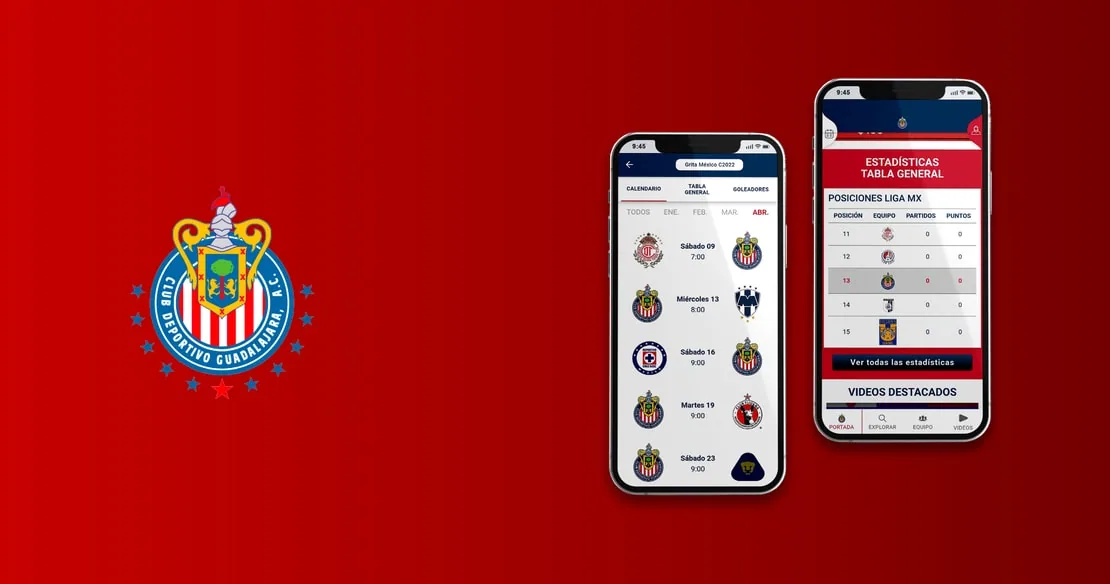 Proyecto desarrollado para Chivas