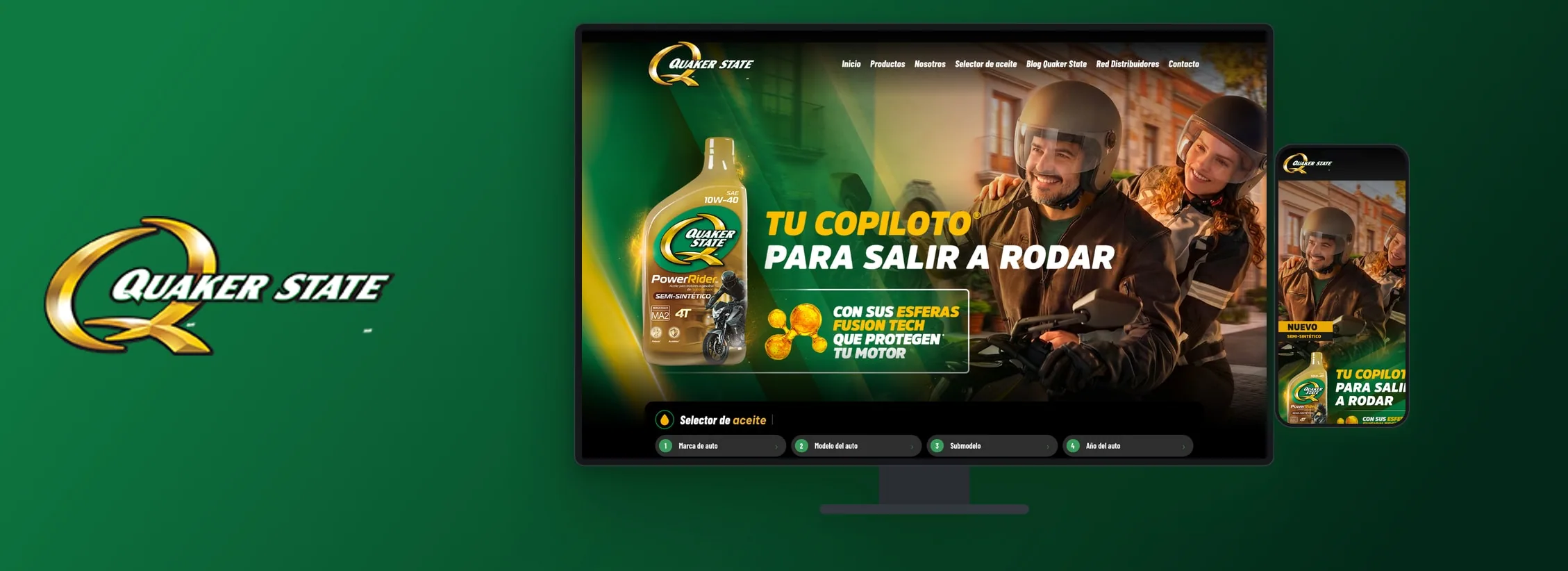 Proyecto desarrollado para Quaker State