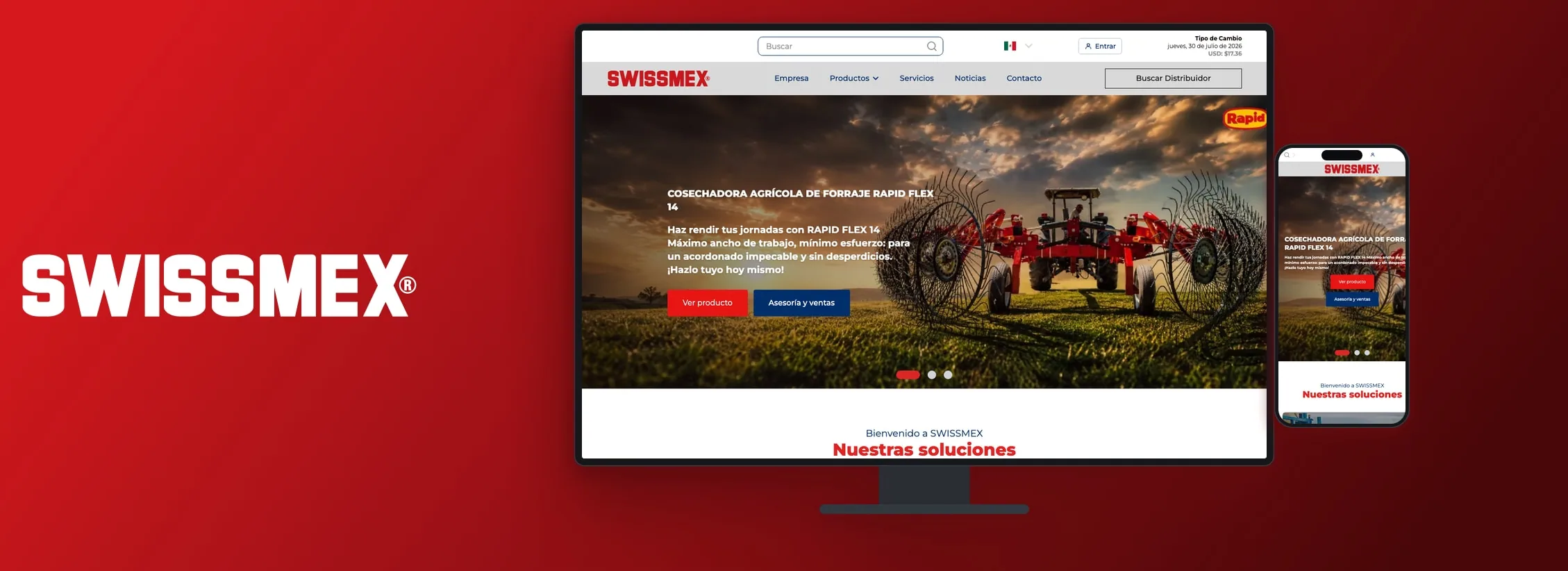 Proyecto desarrollado para Swissmex